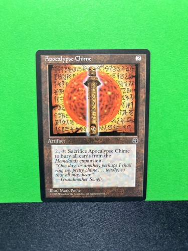 Reserved list apocalypse chime - list,