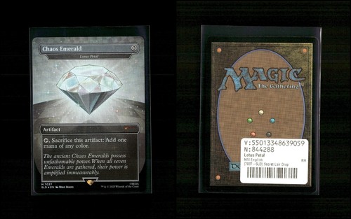 Mtg lotus petal chaos emerald - mtg,