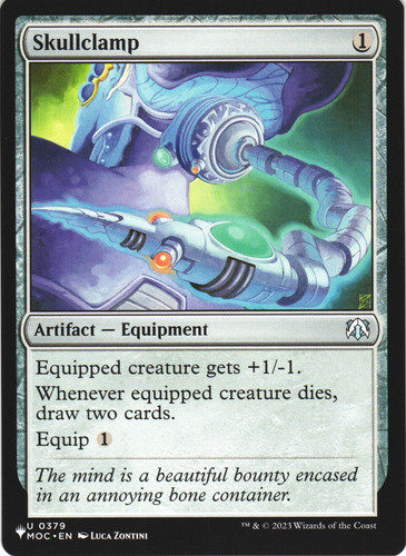 Mtg skullclamp near mint - |, |