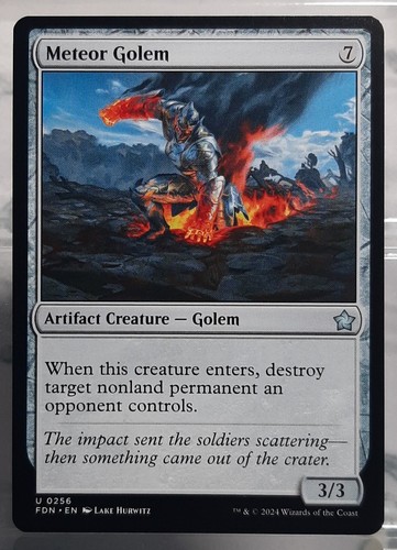 Magic meteor golem - meteor,
