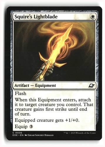 Squire lightblade magic the - squire's, magic: